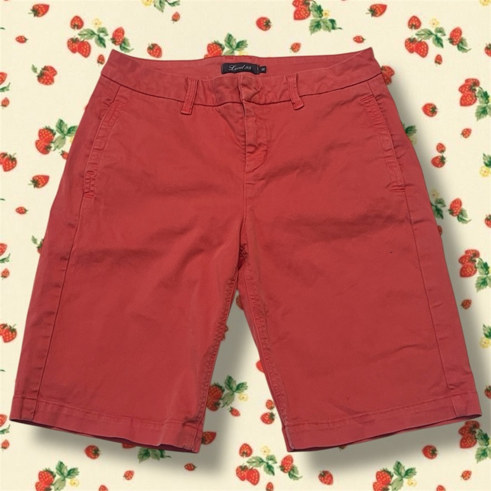 Red Orange Level 99 Shorts
